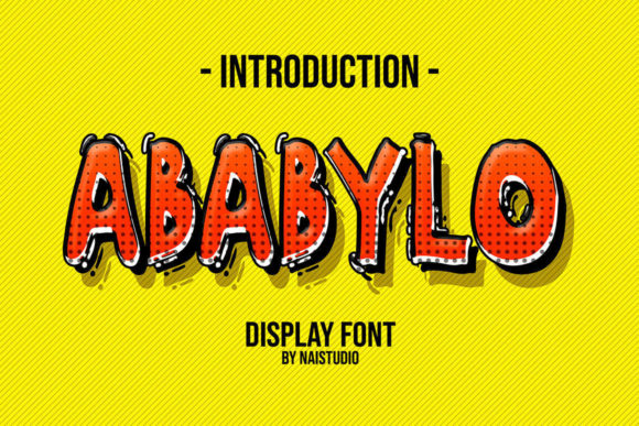 Ababylo: A Playful Display Font for Creative Marketers
