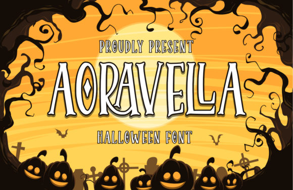 Aoravella: A Simple and Neat Lettered Display Font