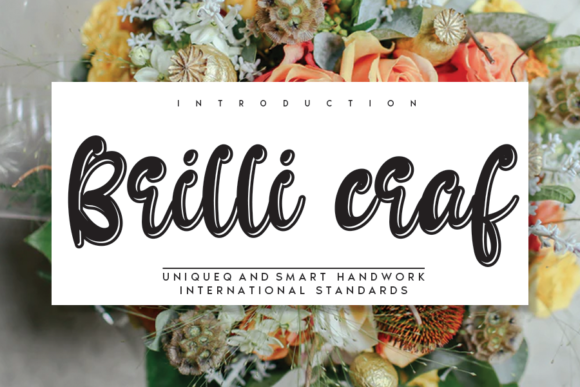 Brilli Craf: The Perfect Display Font for Eye-Catching Campaigns