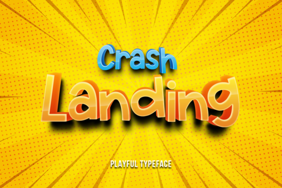 Crash Landing: A Bold Font for Creative Makers