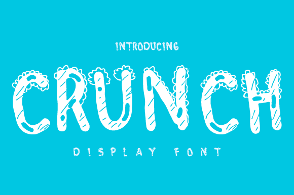 Crunch: A Bold and Authentic Display Font for Editorial Design