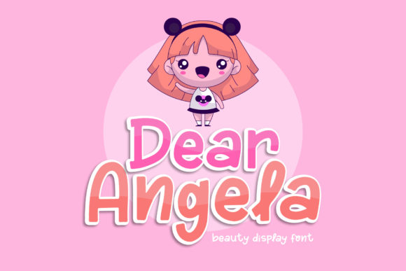 Dear Angela: A Sweet and Thick Display Font for Your Brand