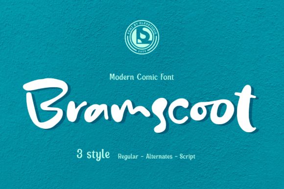 Discover Bramscoot: A Playful Display Font for Web Design