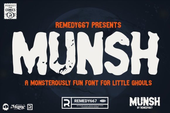 Discover Munsh: A Bold and Chunky Display Font for Your Brand