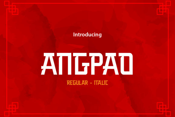 Discover the Charm of Angpao: A Unique Display Font
