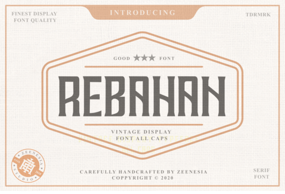 Discover the Charm of Rebahan: A Unique Display Font