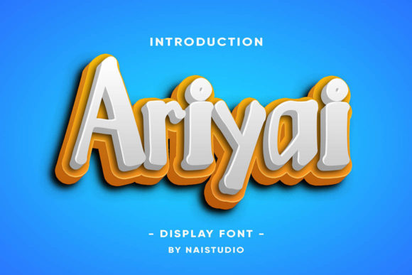Discover the Joyful Charm of Ariyai Font