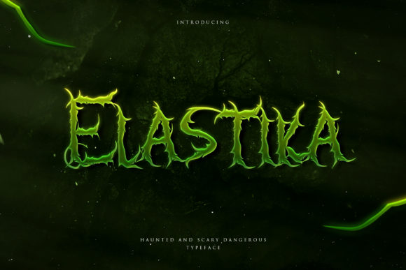 Elastika: A Spooky Display Font for Creative Web Design
