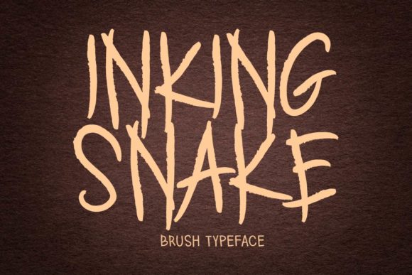 Enhance Your Campaigns with Inking Snake Font