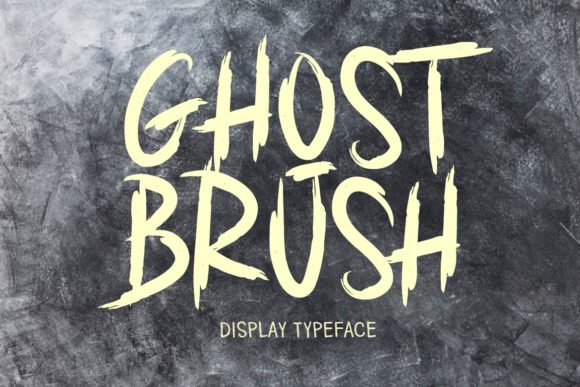 Ghost Brush: A Quirky Display Font for Memorable Branding