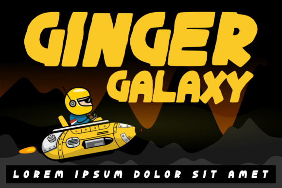 Ginger Galaxy Font: Bold Display Type for Campaigns