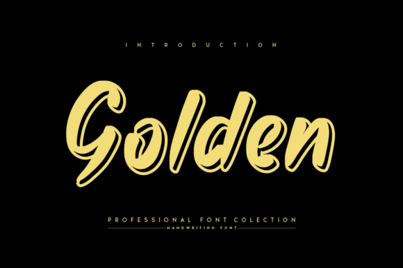 Golden: A Flowing and Beautiful Display Font for Your Brand