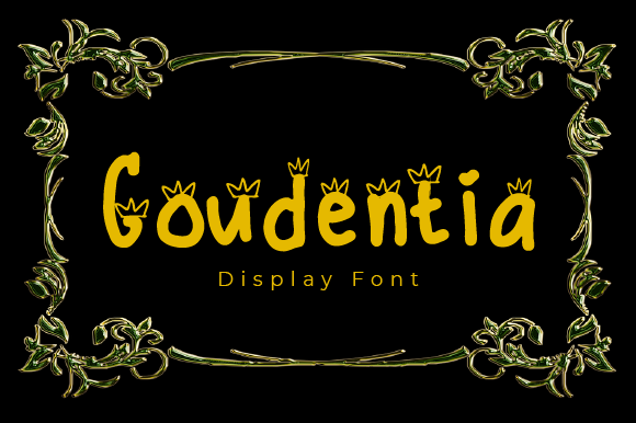 Goudentia Font: Quirky Display Typography for Web Design