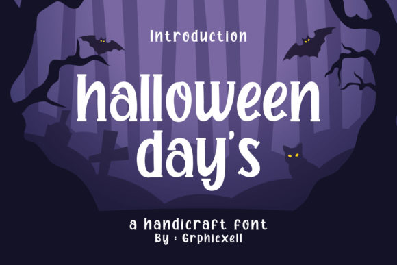 Halloween Day s Font for Editorial Design
