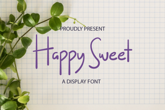 Happy Sweet: A Unique Handwritten Font for Your Brand