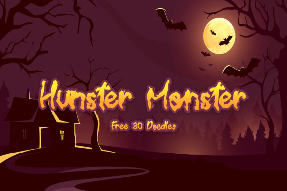 Hunster Monster: A Spooky and Creative Display Font