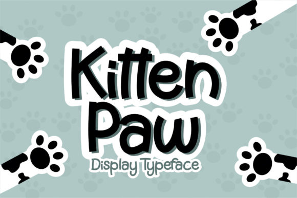 Kitten Paw Font: Bold Display Typography for Web Design