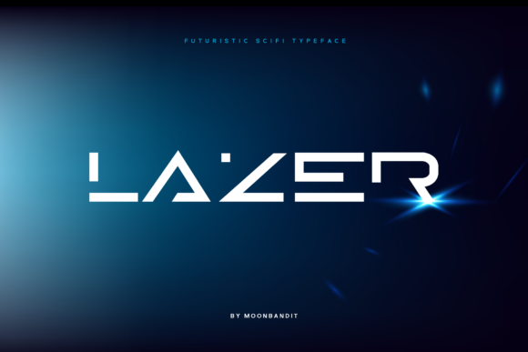 Lazer: A Sharp and Minimalist Display Font for Creative Projects