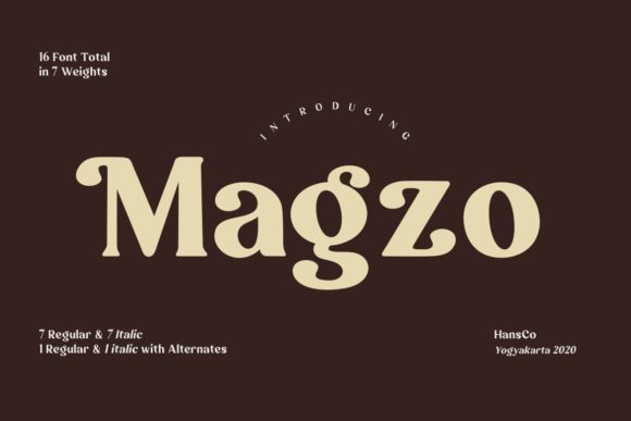 Magzo Font: Elevating Small Business Brand Identity