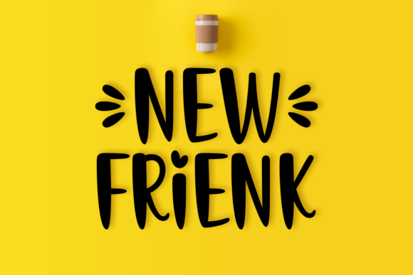 New Frienk Font: A Sweet Display Typeface for Branding