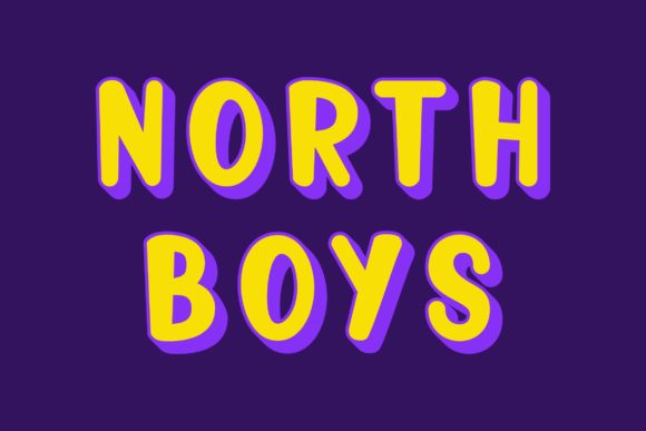 North Boys: A Bold Display Font for Editorial Design
