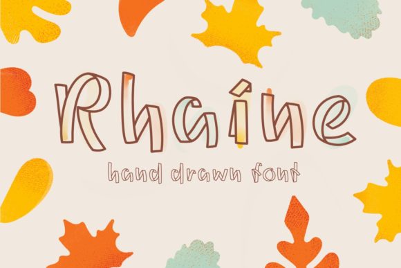 Rhaine Font: Joyful Display Typography for Small Business Branding