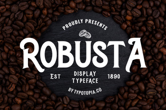 Robusta: A Bold and Chunky Display Font for Creative Projects