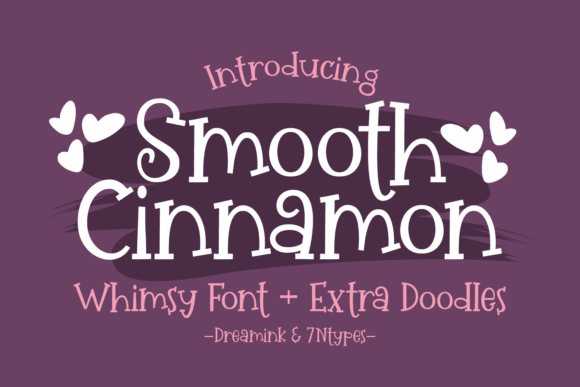Smooth Cinnamon: A Joyful Display Font for Creative Designs