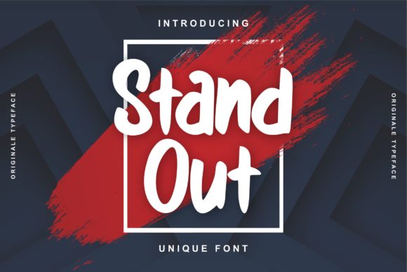 Stand Out: A Simple and Neat Lettered Display Font