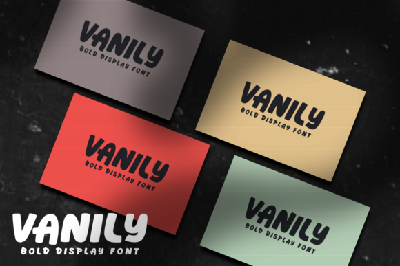 Vanily: The Bold and Neat Display Font for Creative Campaigns
